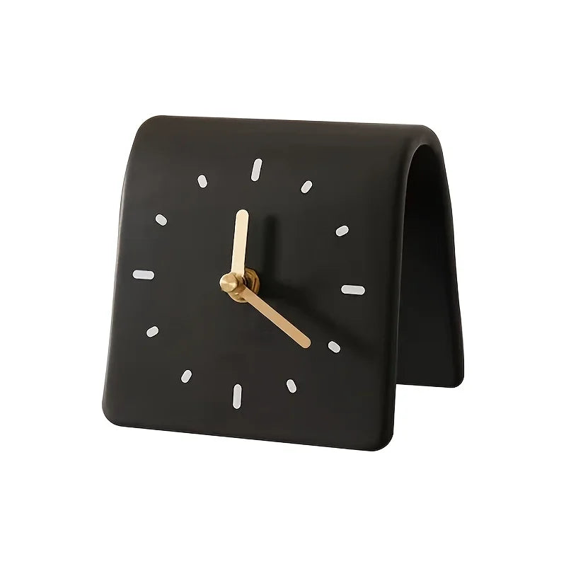 Elegant Silent Desktop Clock - Modern Design & Quiet Operation