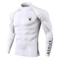 Premium Mens Compression Long Sleeve - Quick Dry Spider Print