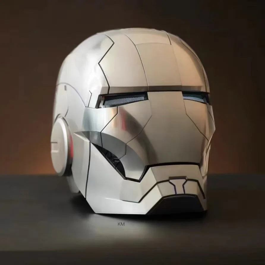 Premium Iron Man Helmet - 1:1 Wearable Voice Control LED Mask