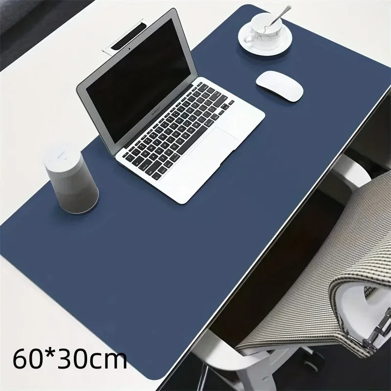Premium PU Leather Desk Mat - Waterproof & Large