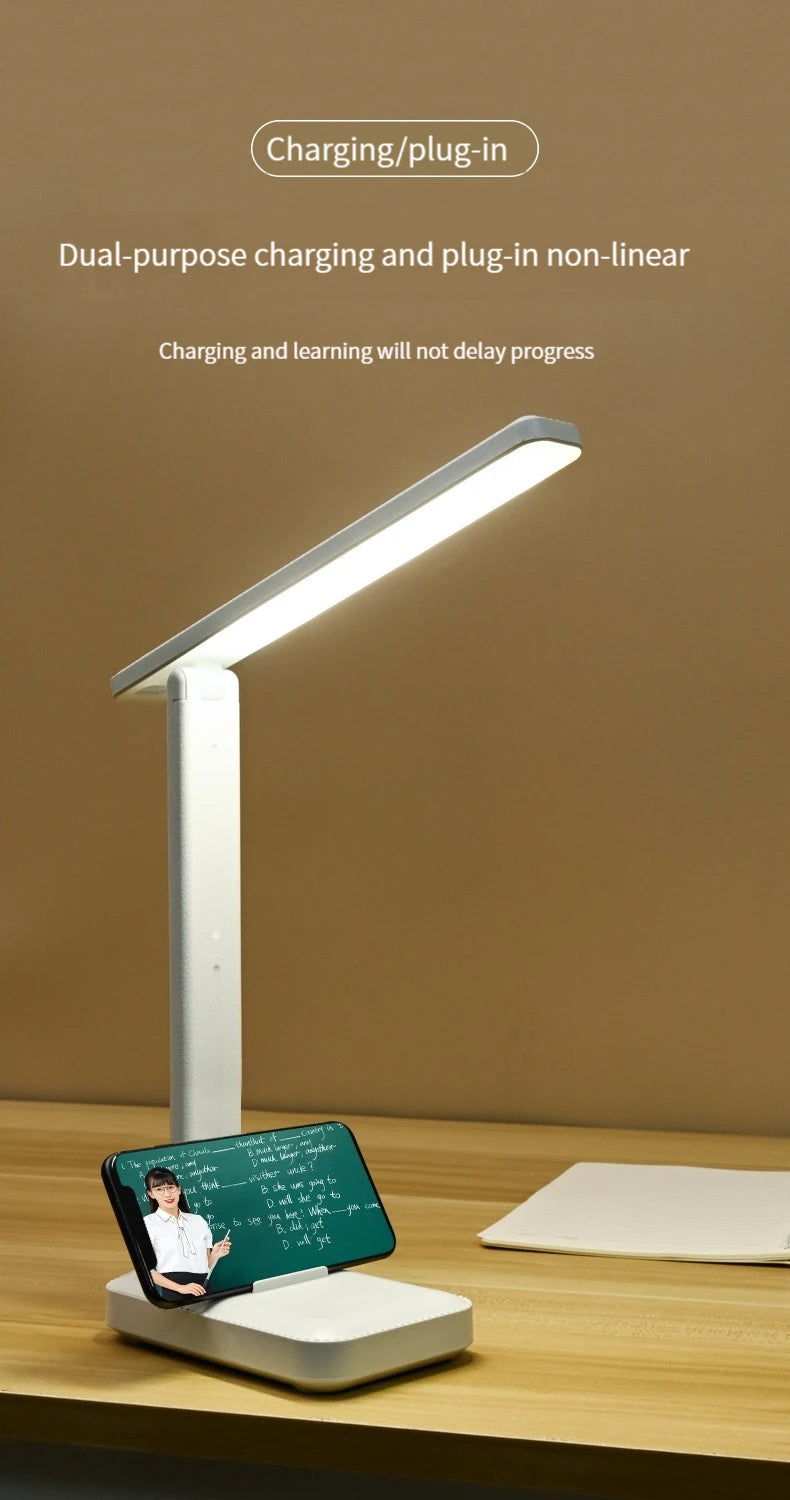 Premium Foldable Eye Protection Desk Lamp - USB & Plug-in