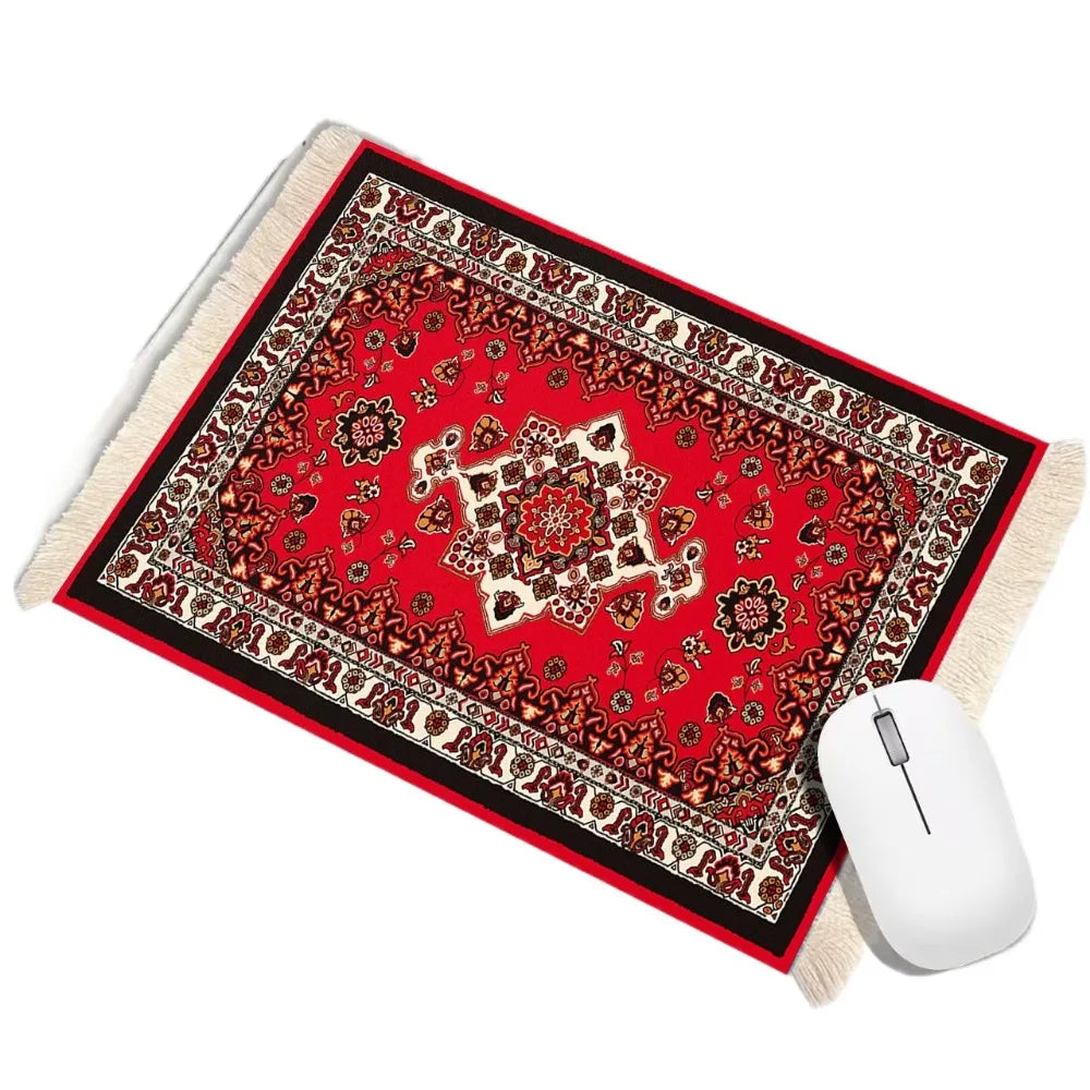 Elegant Persian Mouse Pad - Anti-slip Rubber Base Desk Mat