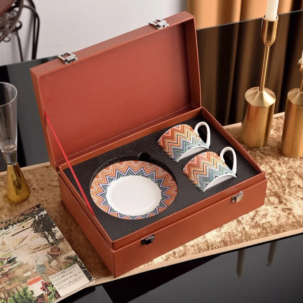 Elegant Ceramic Coffee Set - Complete Tableware Collection
