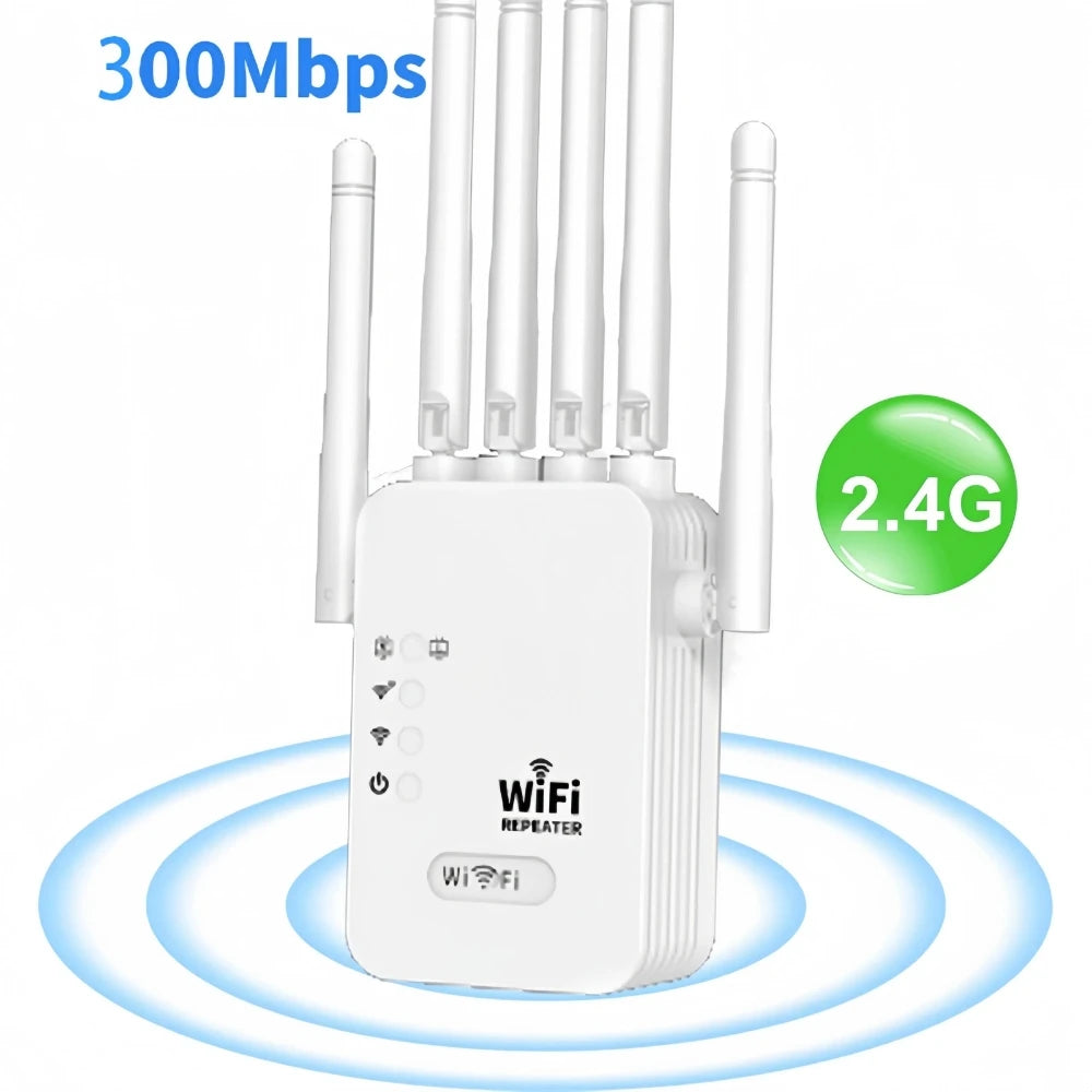 High-Speed Dual Band WiFi Range Extender - 1200Mbps Signal Booster
