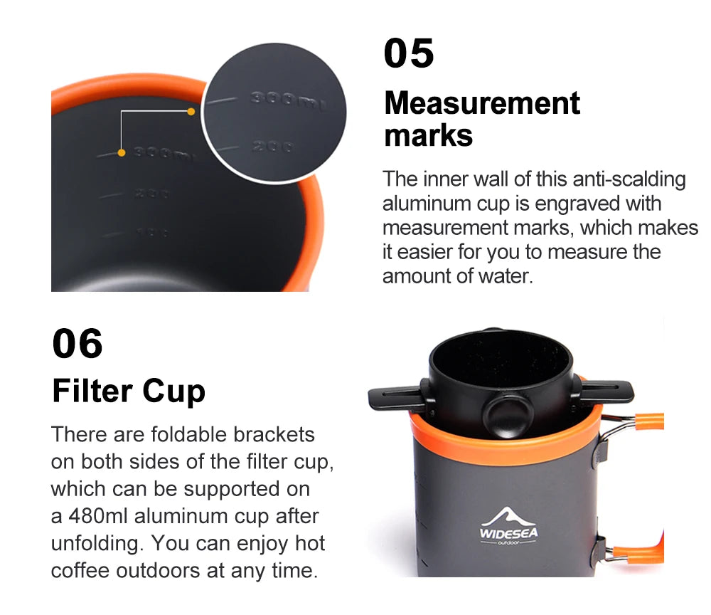 Premium Outdoor Camping Cookware Set - Portable & Durable