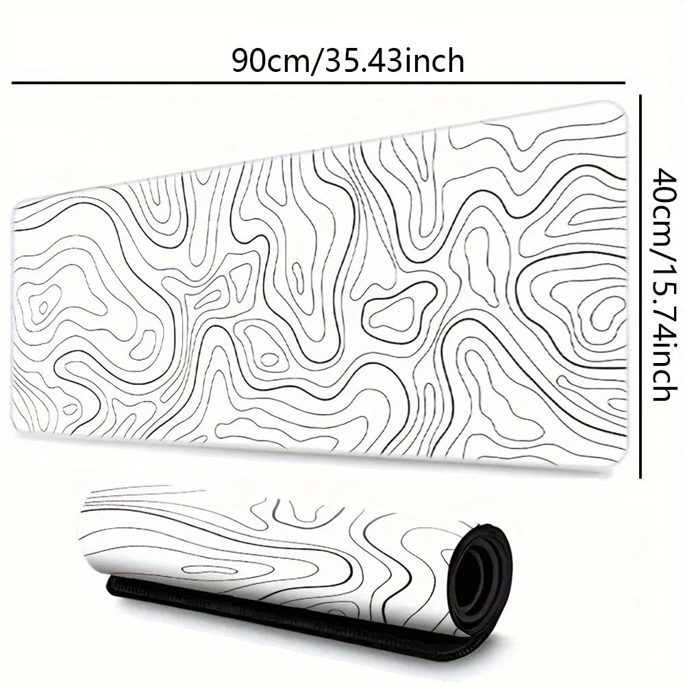 Premium Extended Gaming Mouse Pad - Non-Slip & Stitched Edges