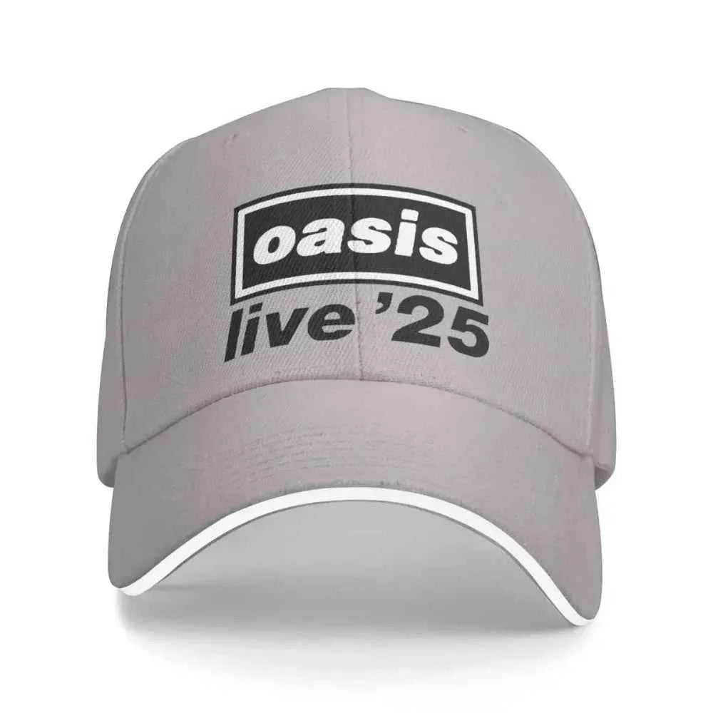 Summer O-Oasis Live 25 2025 Tour Baseball Caps For Men Women Dad Hat Headwear For Formal Running Golf  Adjustable