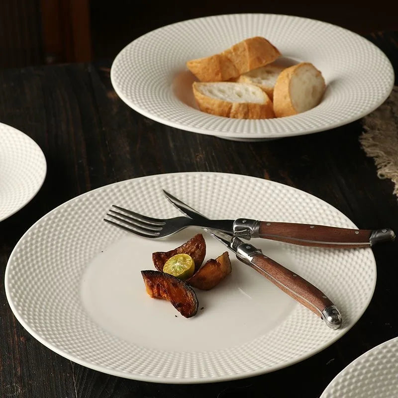 Luxury Laguiole Cutlery Set - Rose Wood Handle Dinnerware