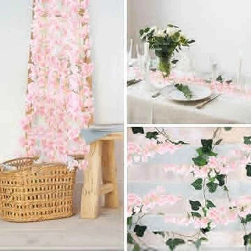 Elegant Cherry Blossom String Lights - 2M 20LED Floral Garland