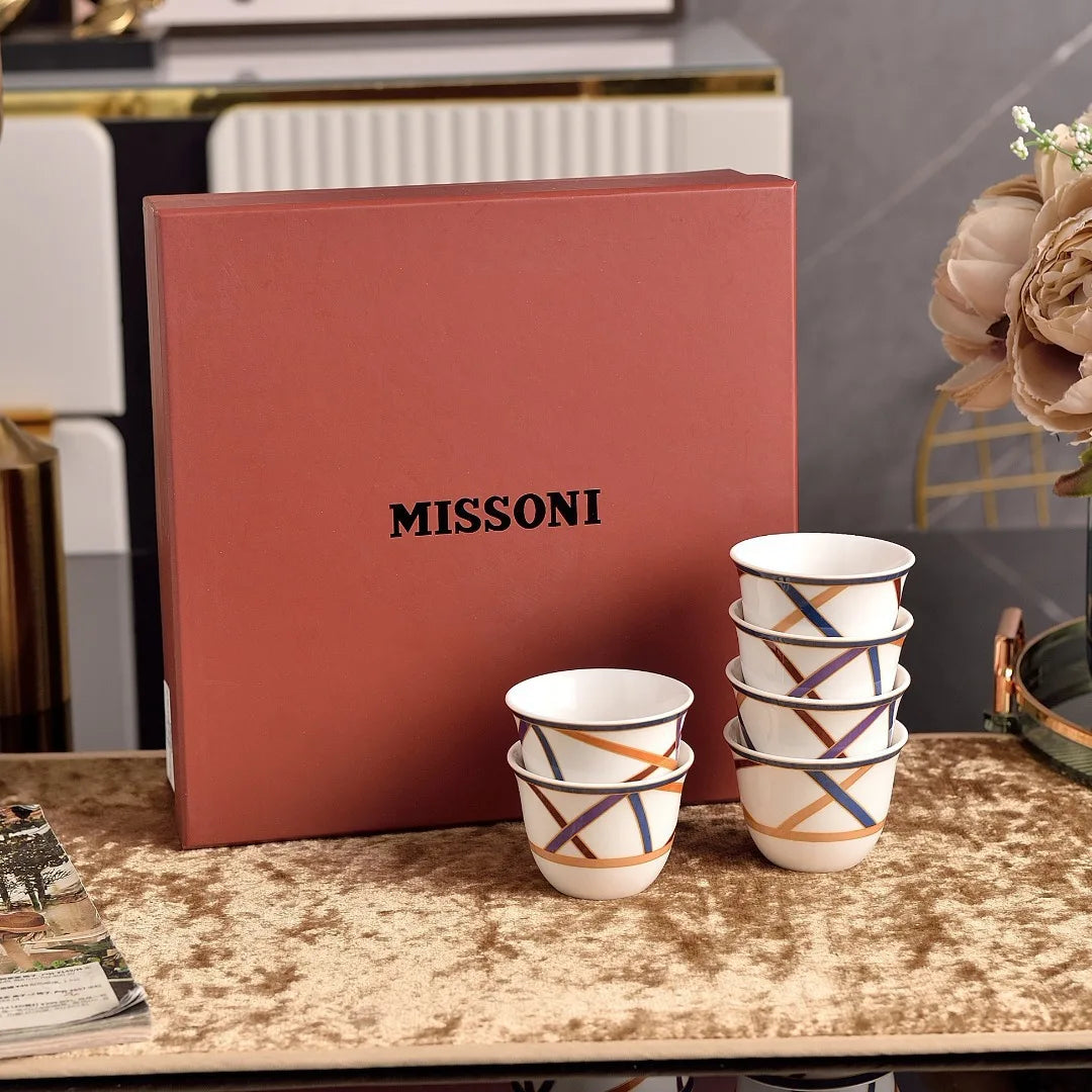 Elegant Ceramic Coffee Set - Complete Tableware Collection