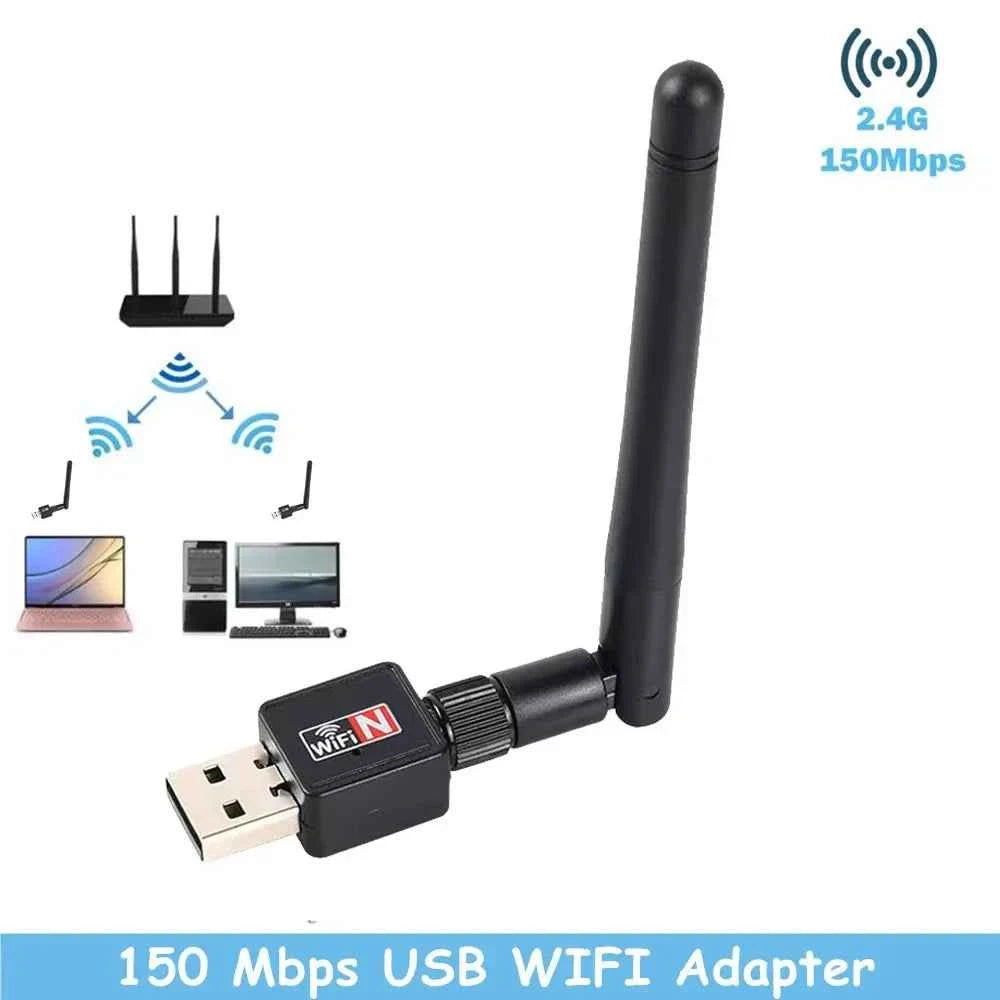 Premium Mini USB WiFi Adapter - 150Mbps Wireless Network Receiver