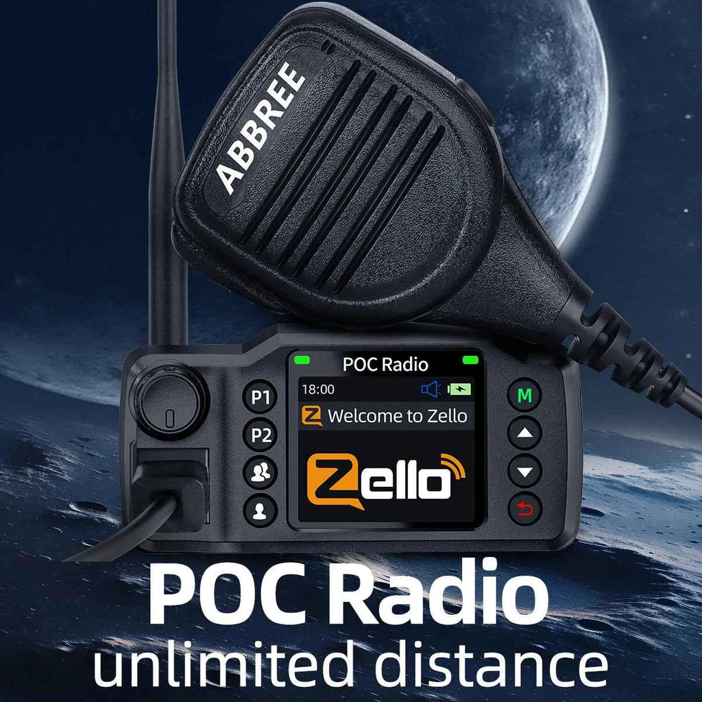 Professional Network Car Walkie Talkie - Global POC Radio GPS