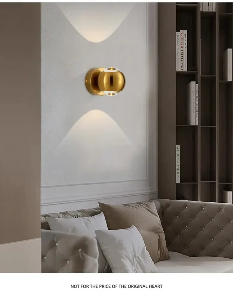 Elegant Glass Wall Sconce - Modern Art Lighting