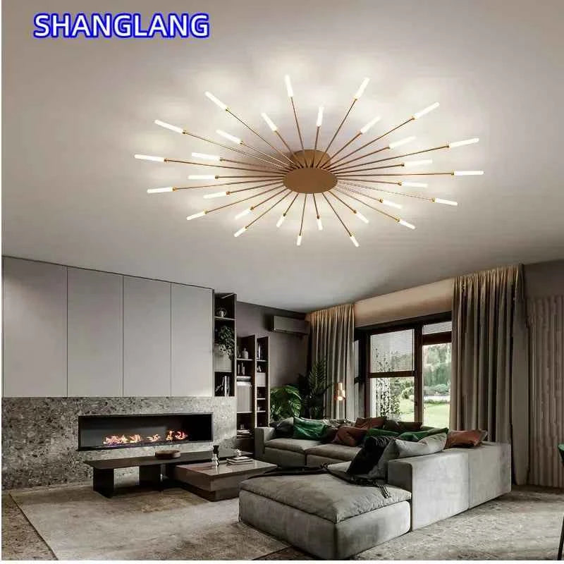 Luxury Modern LED Chandelier - Elegant Ceiling Light Fixture