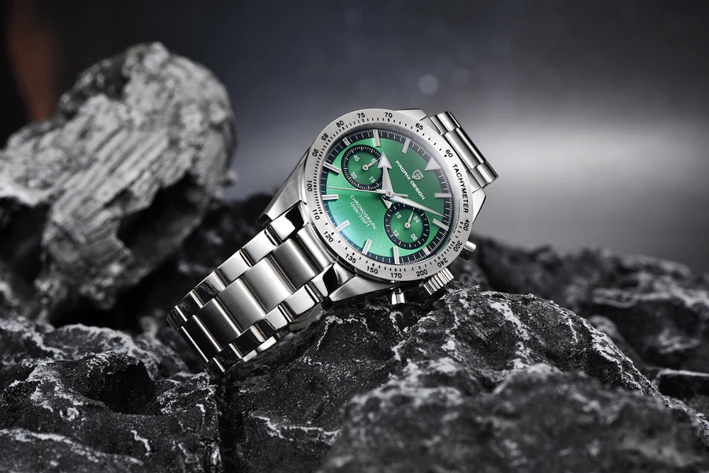 Luxury Men's Quartz Watch - Chronograph Sapphire