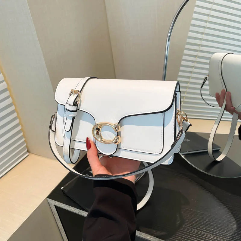 Elegant Minimalist Leather Crossbody Bag for Women