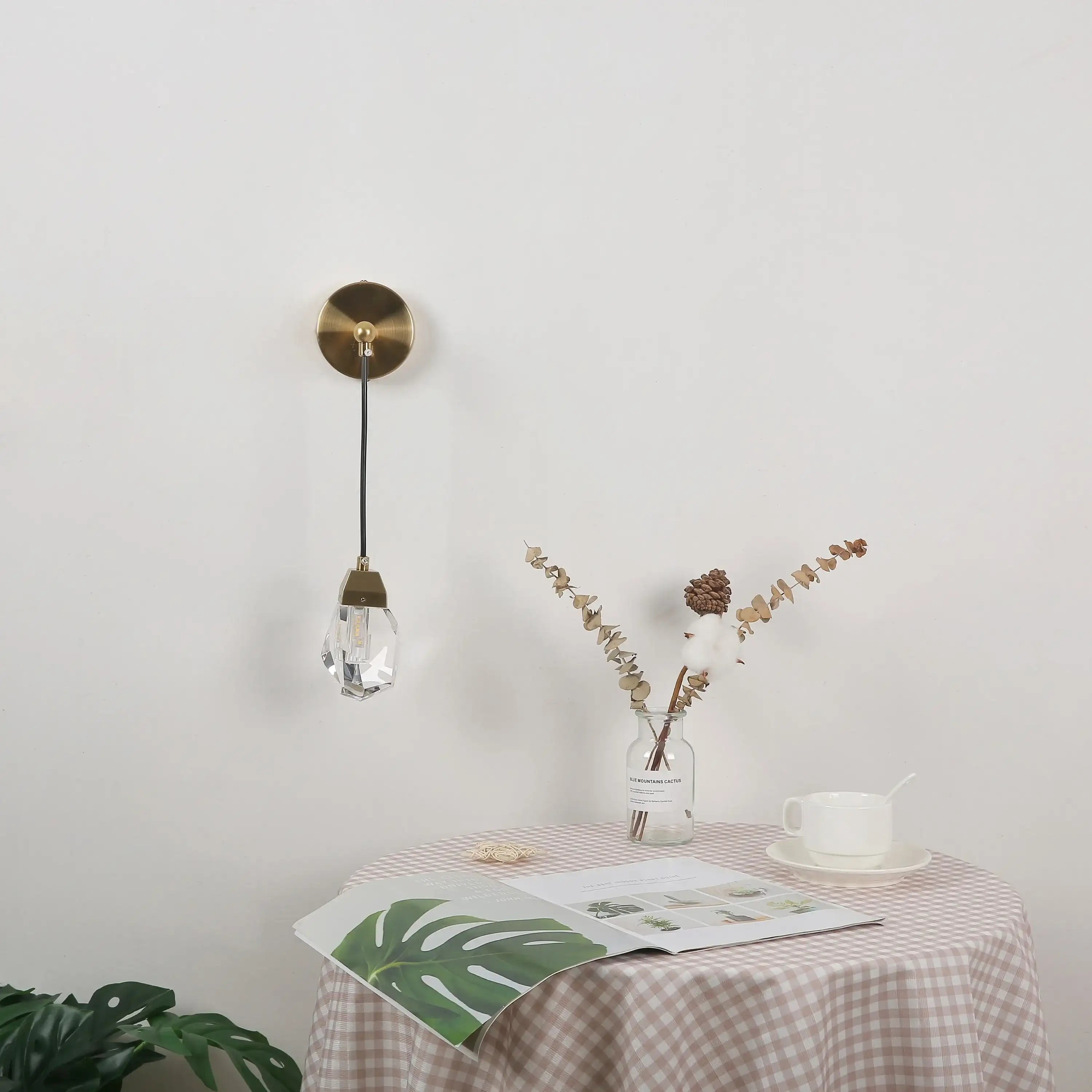 Premium Modern Gold Wall Lamp - G9 Indoor Lighting