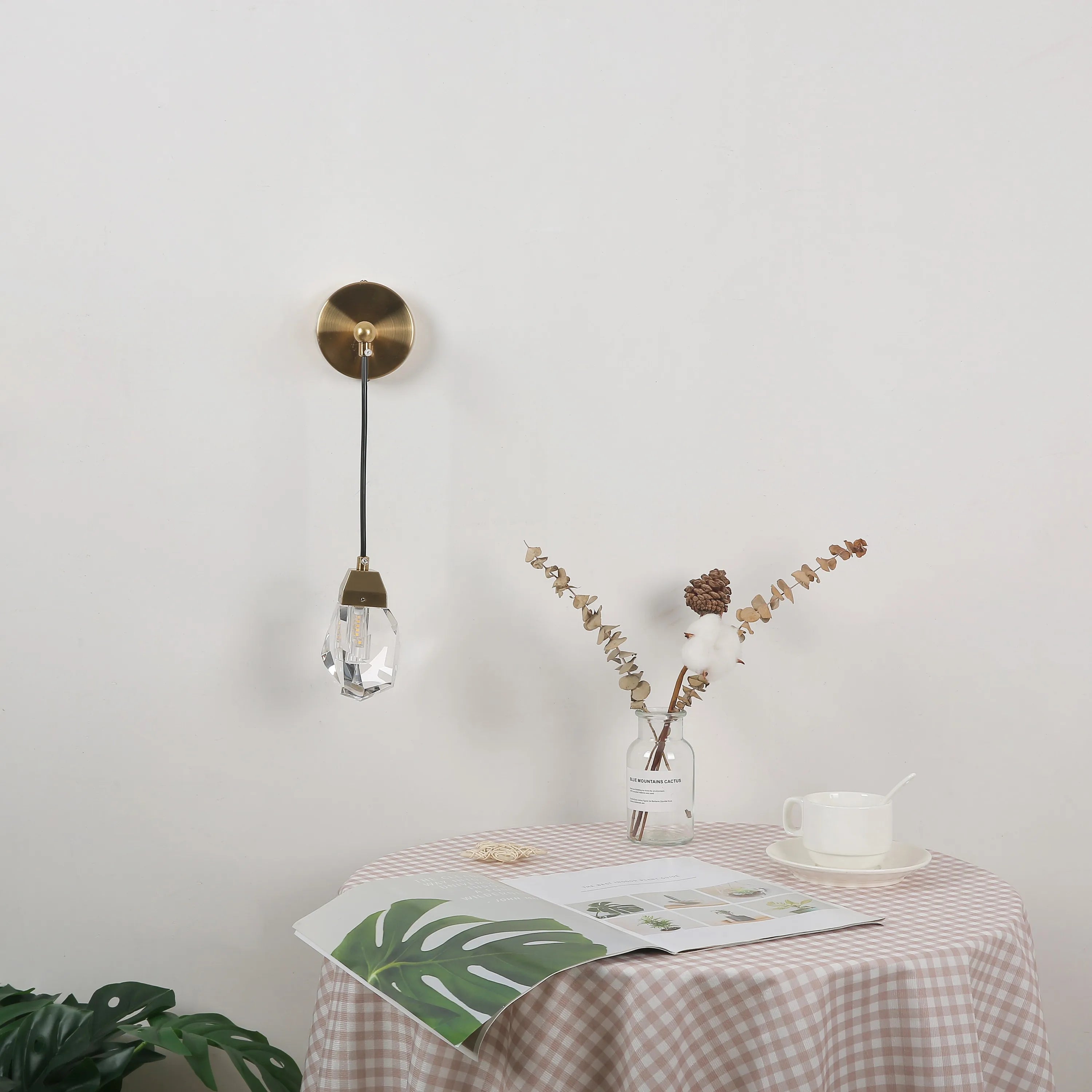 Premium Modern Gold Wall Lamp - G9 Indoor Lighting