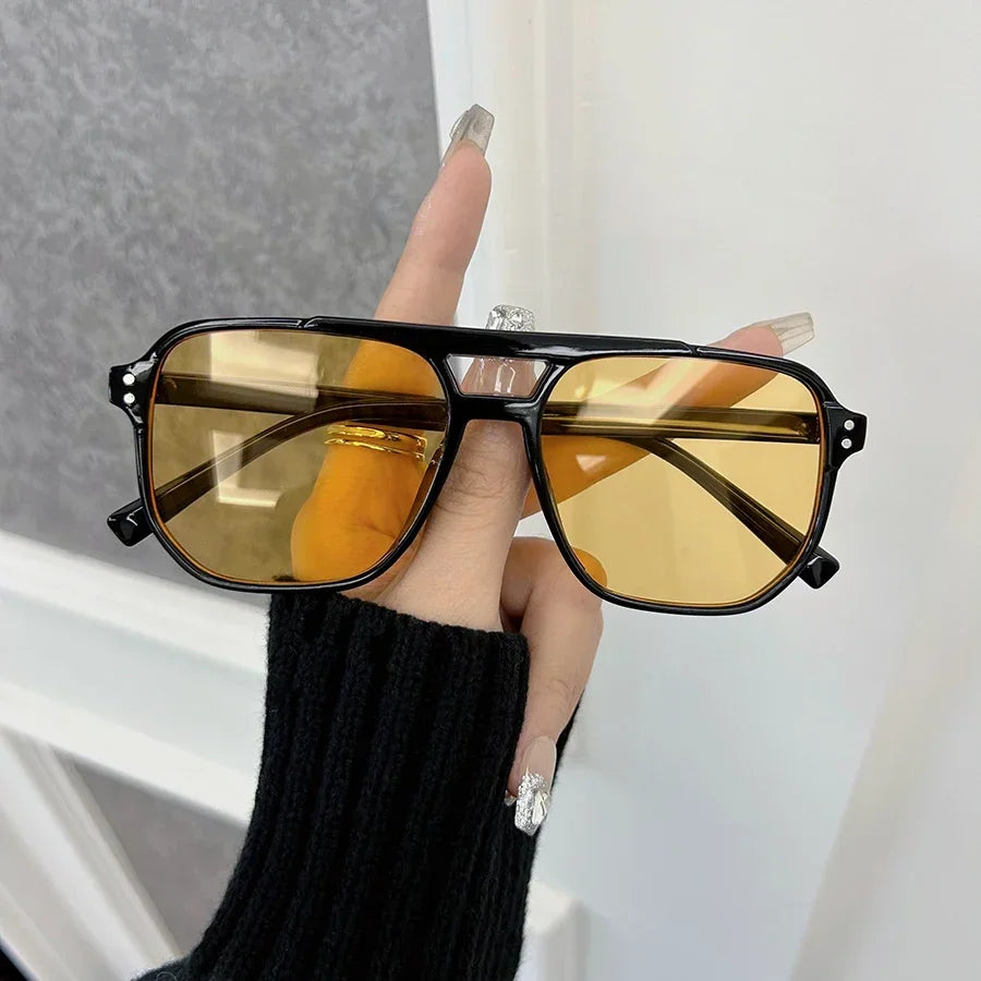 Premium Square Sunglasses - UV Protection Designer Shades