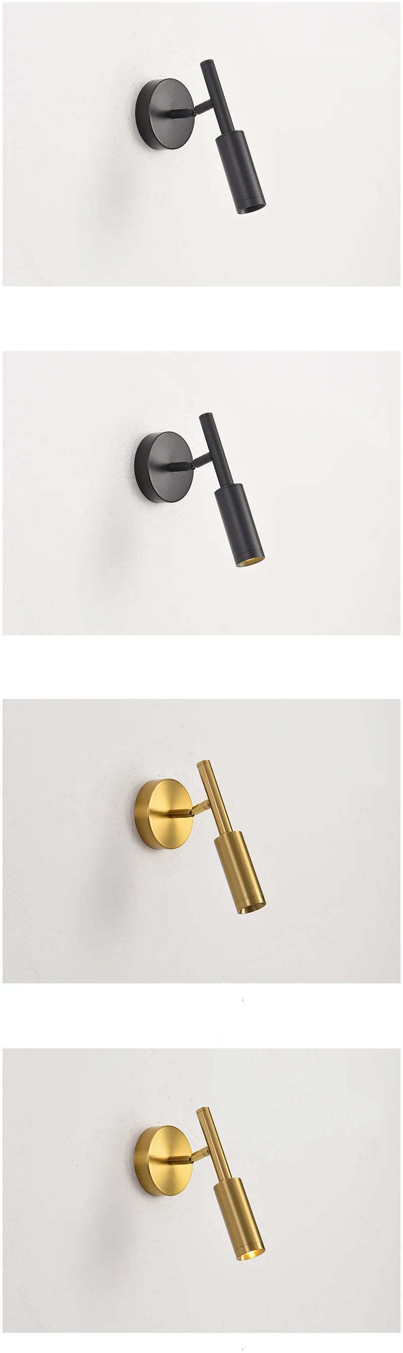 Elegant Rotatable Sconce Light - Metal Body LED Lamp