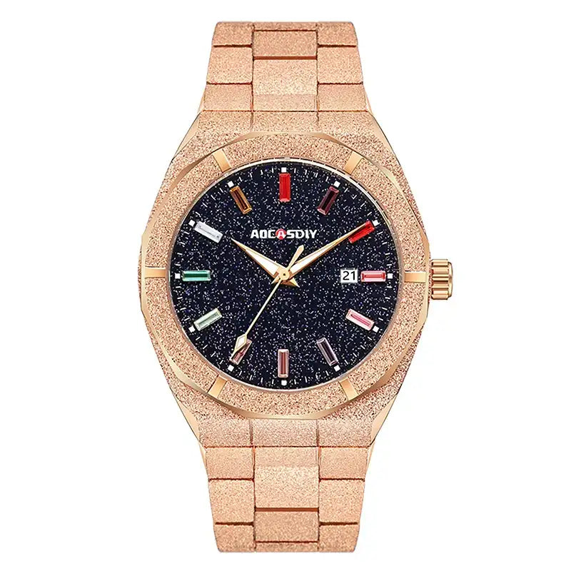 Elegant Men's Quartz Business Watch - Auto Date & Luminous