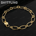 Delicate hollow bracelet - 925 sterling silver with 18K gold plating, elegant intricate design