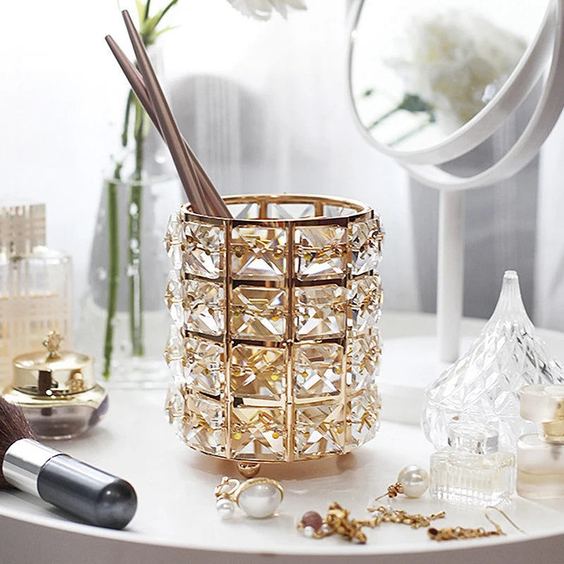 Elegant Luxury Crystal Tissue Box for Tabletop Decor