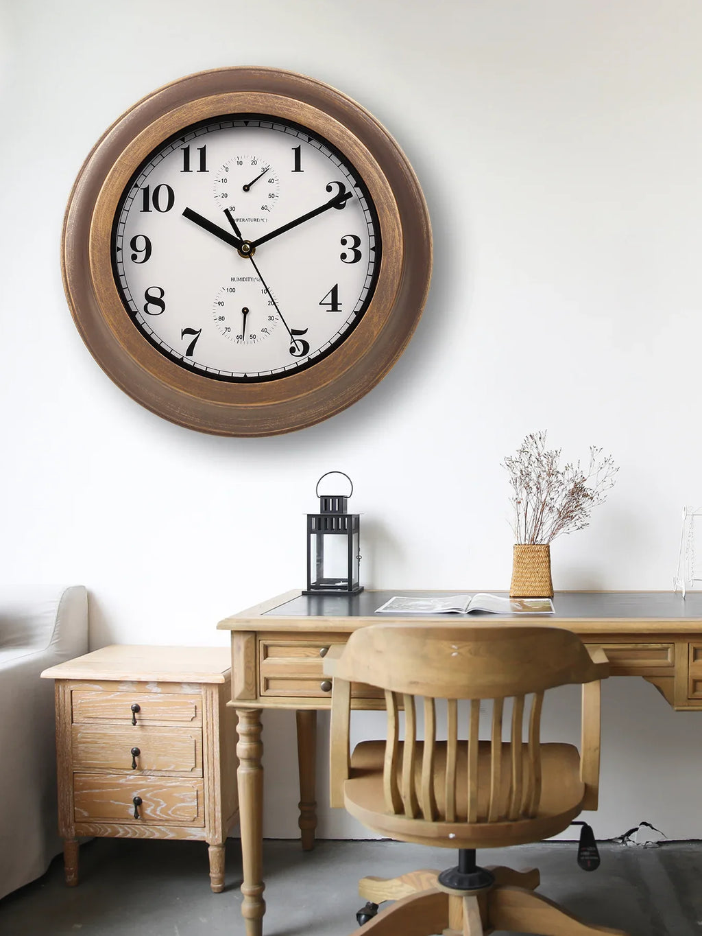 Premium Waterproof Wall Clock - Silent & Stylish Decor