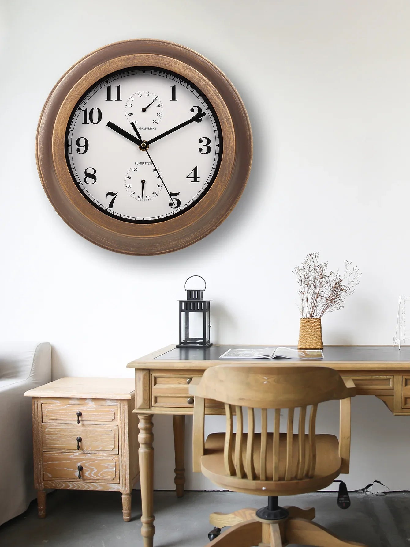 Premium Waterproof Wall Clock - Silent & Stylish Decor