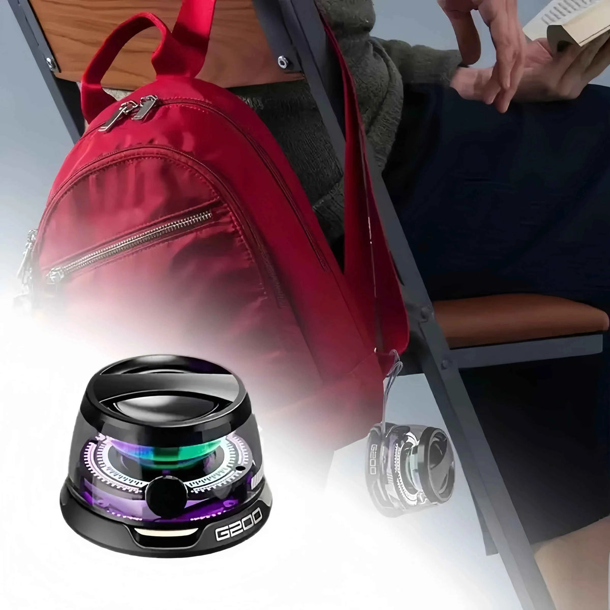Portable Magnetic Speaker - Bluetooth 5.3 Mini RGB Audio