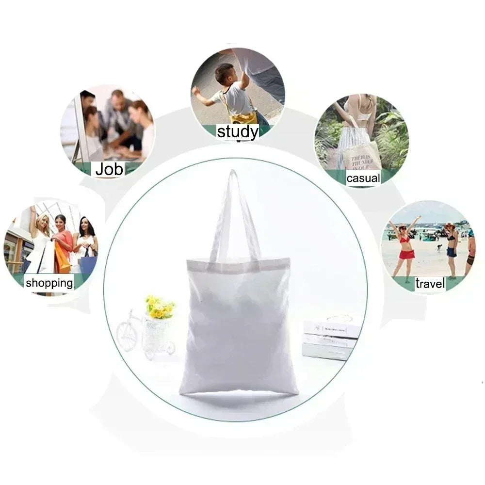 Premium Kawaii Tote Bag - Cartoon Canvas Shopper