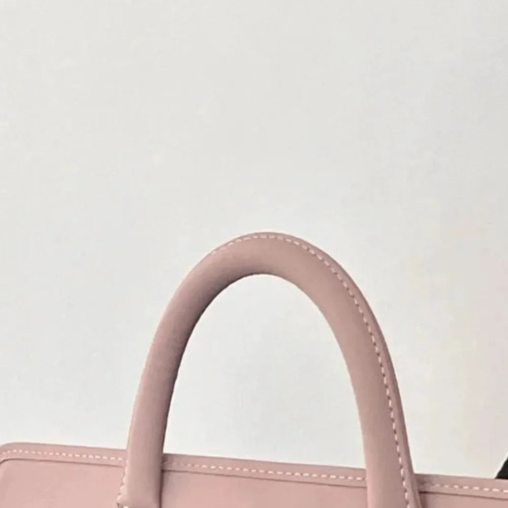 Premium Pink Laptop Sleeve with Handle - PU Protective Case