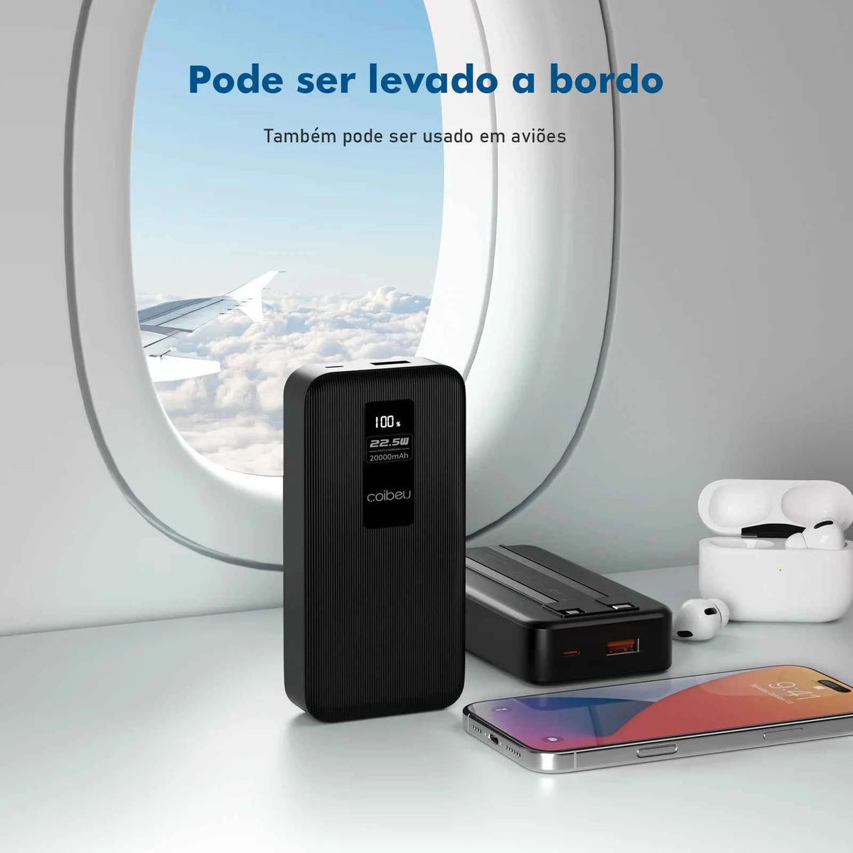 Premium 20000mAh Portable Charger - Fast USB Power Bank