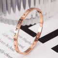 Luxury Roman Numerals Bracelet - Stainless Steel Elegance