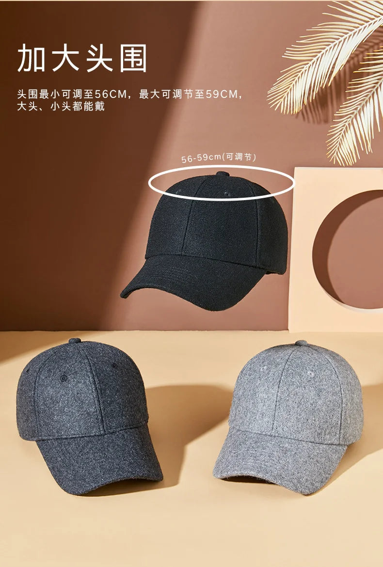 Premium Felt Dad Hat - Warm & Stylish