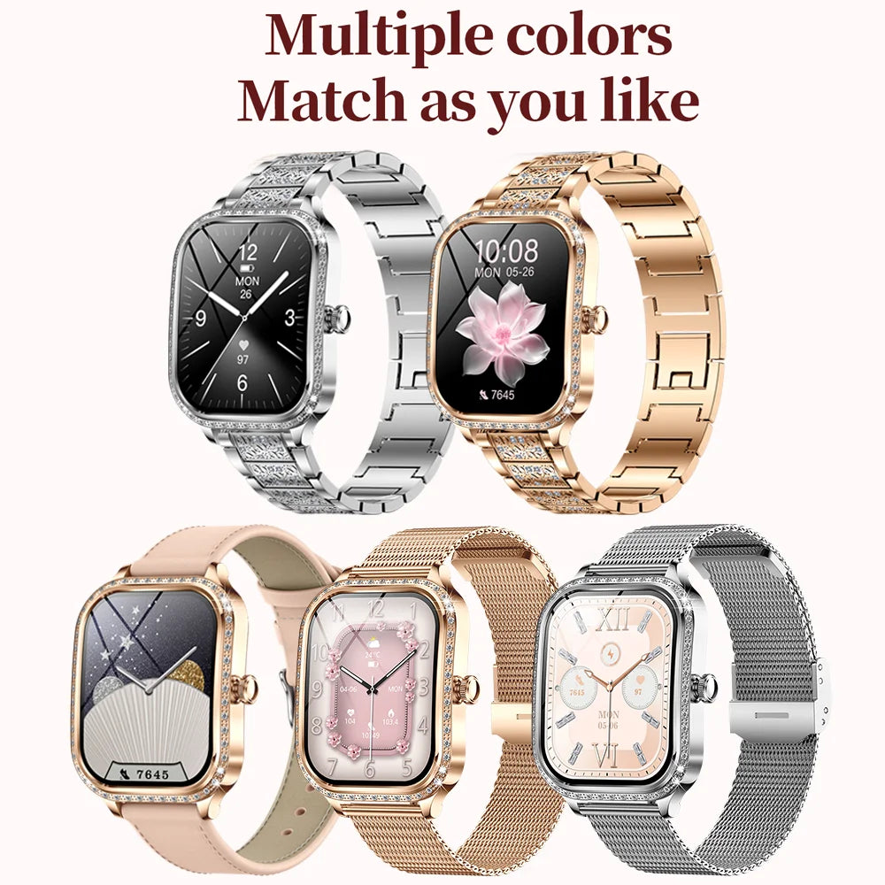 Luxury Smart Watch for Women - 1.75" HD Display & Bluetooth