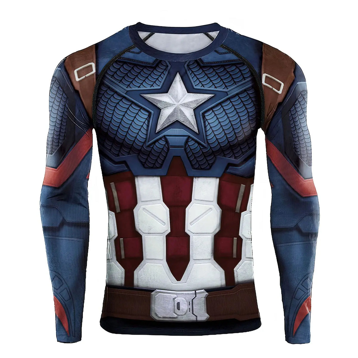 Premium Spider Compression Shirt - Long Sleeve Superhero Tee