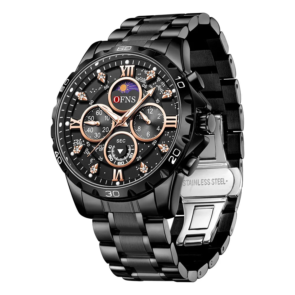 Premium Men's Military Watch - Waterproof Quartz
