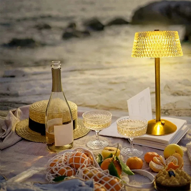 Premium Rechargeable LED Desk Lamp - Touch Dimming & Portable