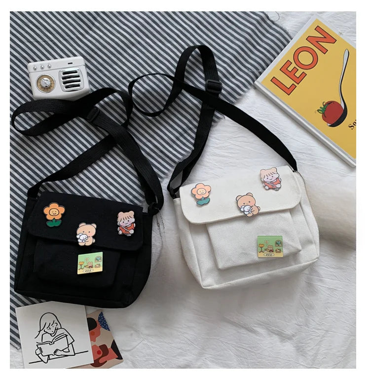 Premium Japanese Harajuku Bag - Versatile Student Crossbody
