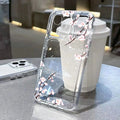 Elegant Soft Flower Phone Case - Clear Cover for Samsung