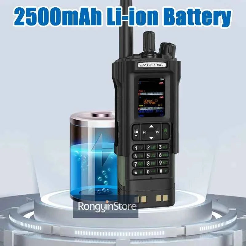 Professional Digital Walkie Talkie - 10W Dual Band DMR Radio