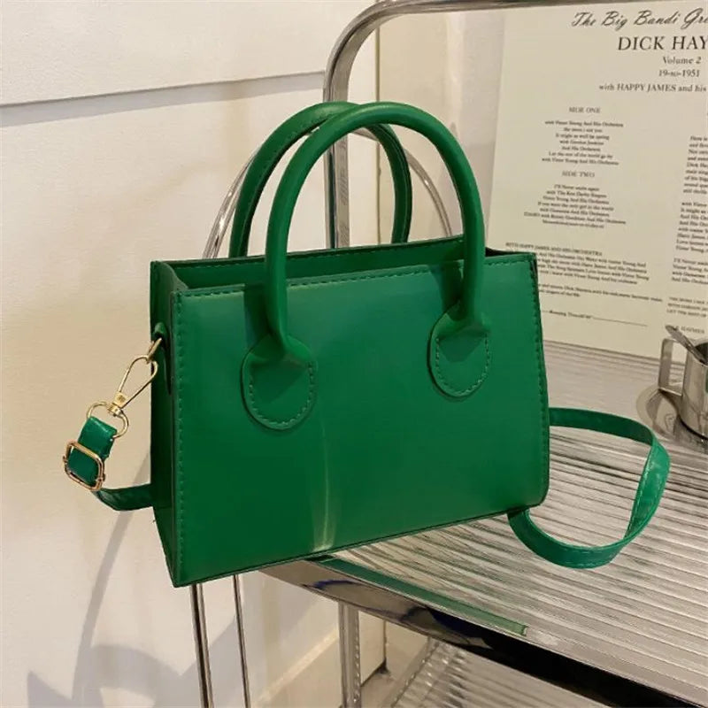 Elegant Mini Crossbody Bag - Chic Top Handle Design