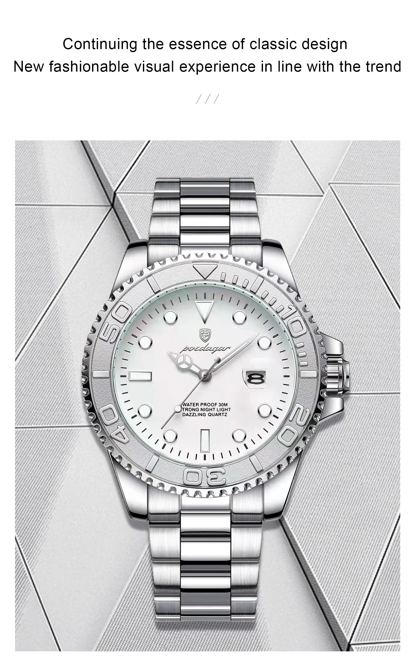 Luxury Military Men's Watch - Waterproof & Luminous