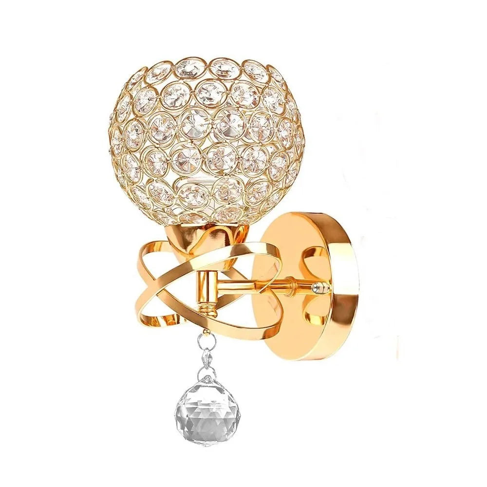 Luxury Modern Crystal Wall Lamp - Elegant Bedside Sconce Lighting