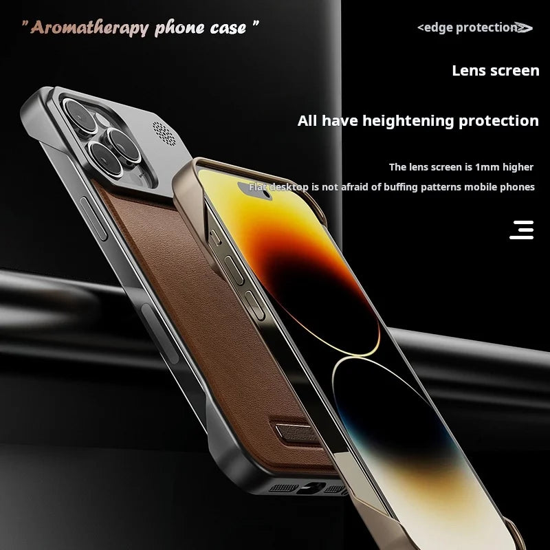 Premium iPhone Leather Case Magsafe - Magnetic & Frameless Armor