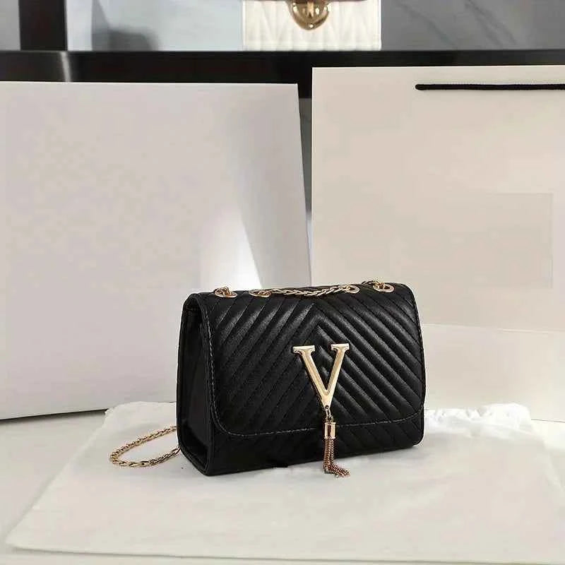 Luxury Sequined Tassel Clutch - Elegant Evening Crossbody Bag
