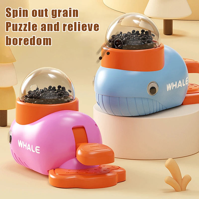 Premium Automatic Pet Snack Feeder - Engaging Duck & Whale Design
