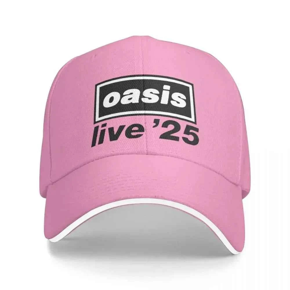 Summer O-Oasis Live 25 2025 Tour Baseball Caps For Men Women Dad Hat Headwear For Formal Running Golf  Adjustable
