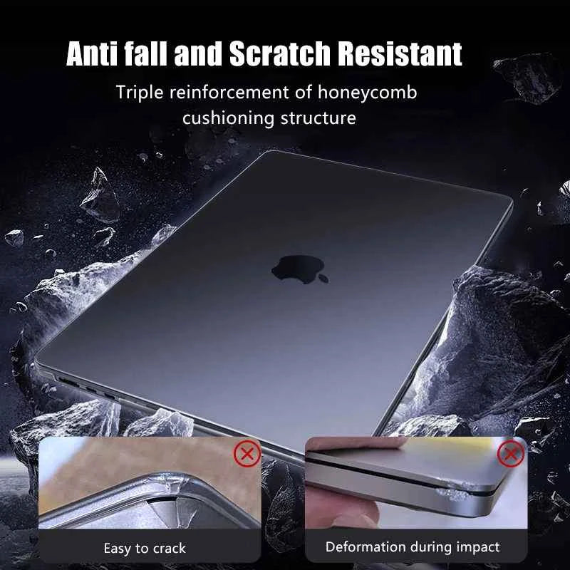 Ultra thin 2026 M5 Laptop Case For MacBook Air 13 15.3 13.6 Case M2 M3 Funda Macbook Neo A18 Pro 13 14.2 16 Case M4 2024 2023